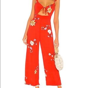 Capulet Annabelle jumpsuit in Red Floral